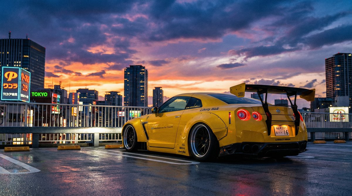 黄色仓库视频：日产GTR R35